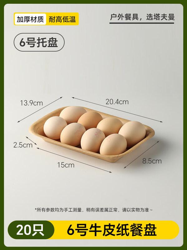 ZISIZ Disposable Food-Grade Paper Plates