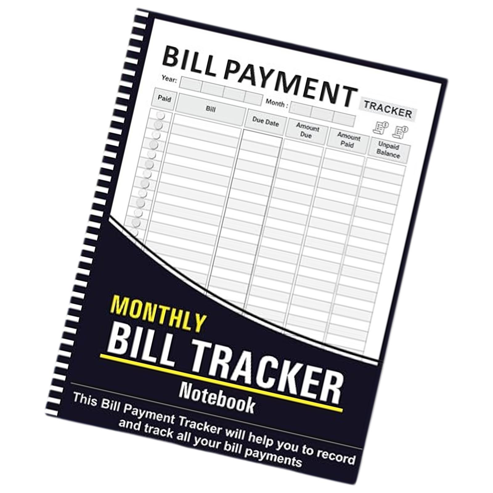 

Ежемесячный планировщик оплаты счетов Улучшает контроль бюджета или Контрольный список графика уборки по дому Блокнот Опционально A