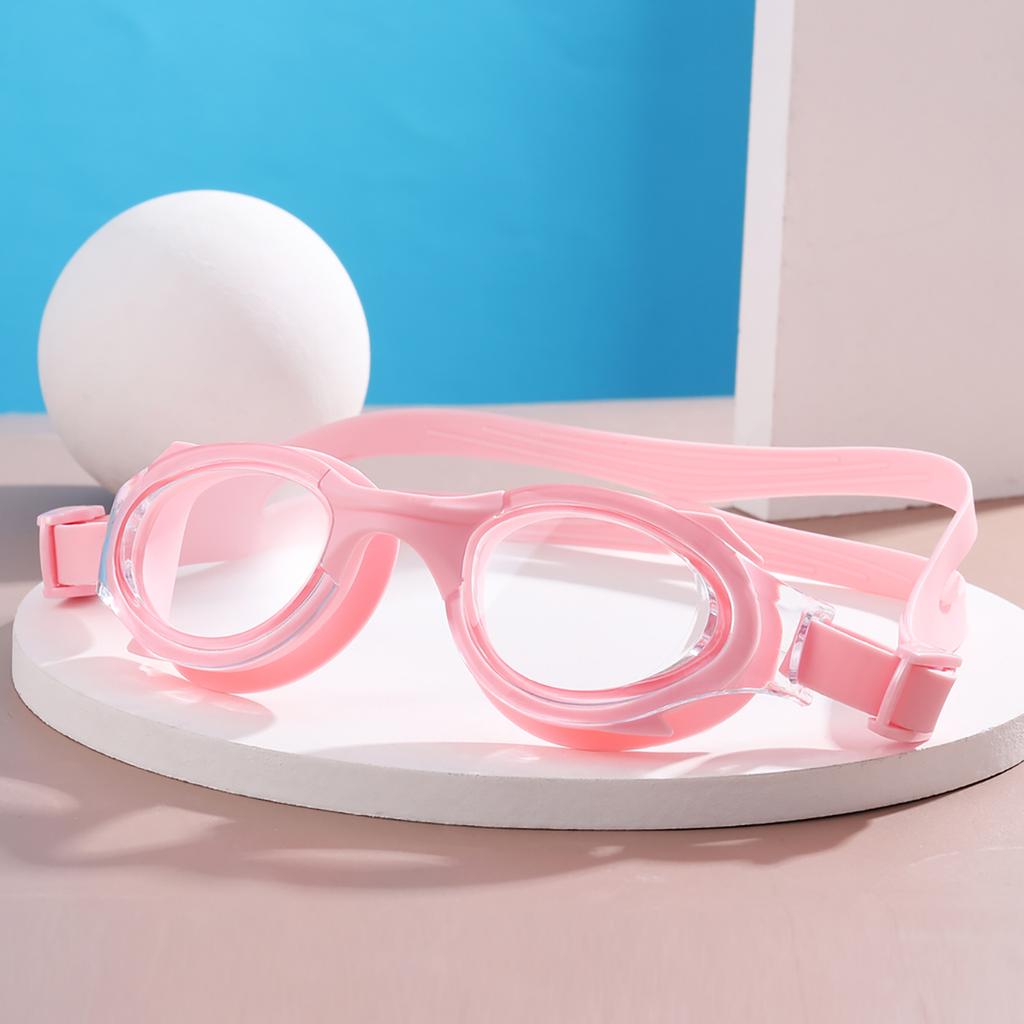 High-definition Kids Swimming Goggles Boys and Girls Large-frame Diving Goggles Goggles Waterproof Fog Goggles Bag