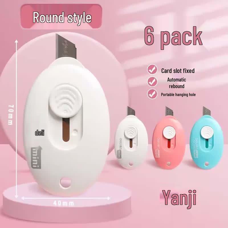 Deli Mini Round Portable Utility Knife Set