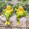 Miniature Frogs Figurines Plant Decoration for Pot,Frogs Garden Decors Frogs Statue Planter Huggers for Flower Ornament