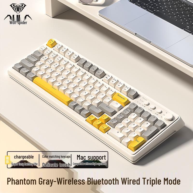 Tarantula S99 Wireless Tri-Mode RGB Bluetooth Mechanical Keyboard for Gaming & Office.