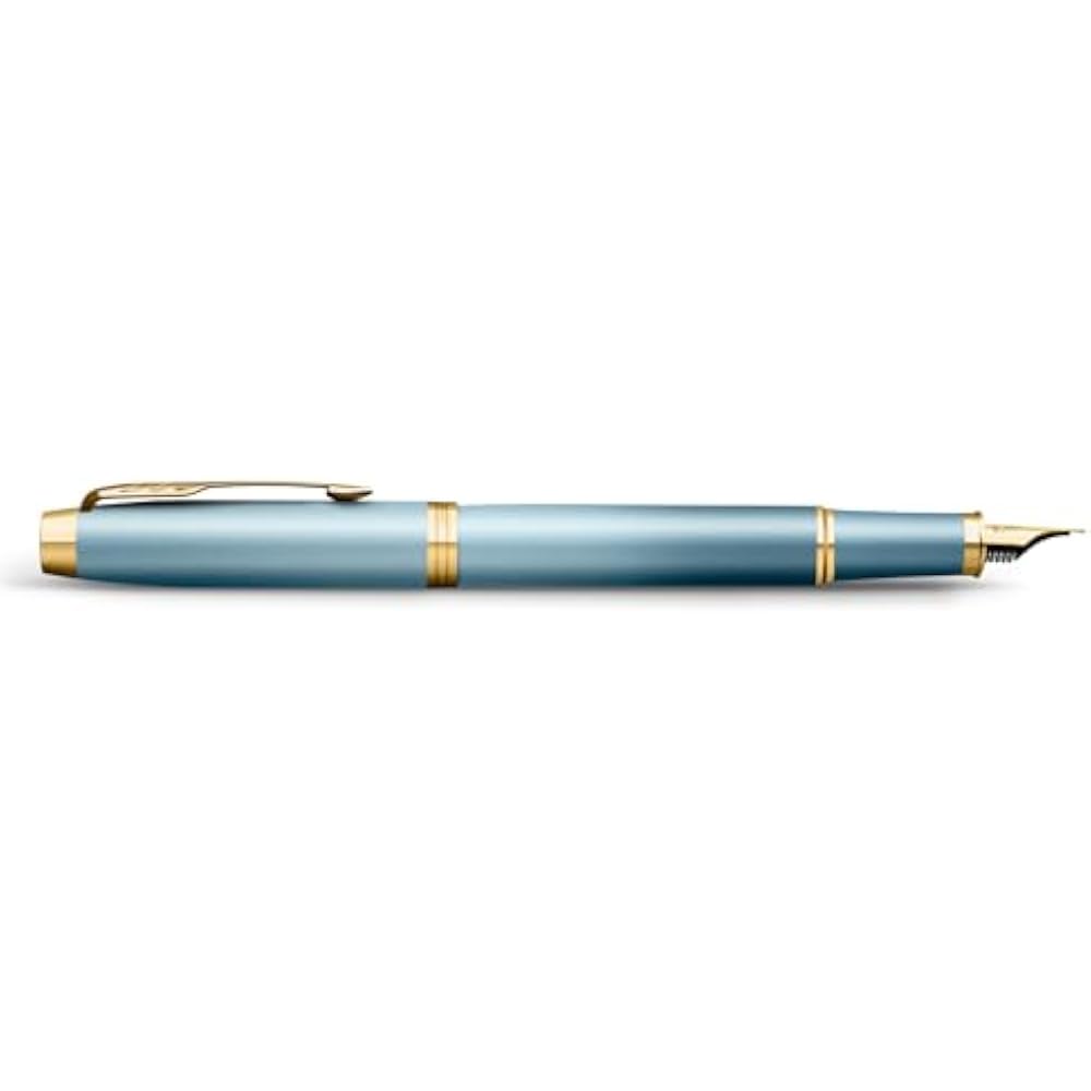 PARKER Parker Fountain Pen IM Writing Rituals Turquoise Green GT Fine Print Gift Box Gift Luxury ...