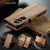 CaseMe For Samsung Galaxy Z Fold 7 Magnetic Flip Leather Wallet Case Skins Cover