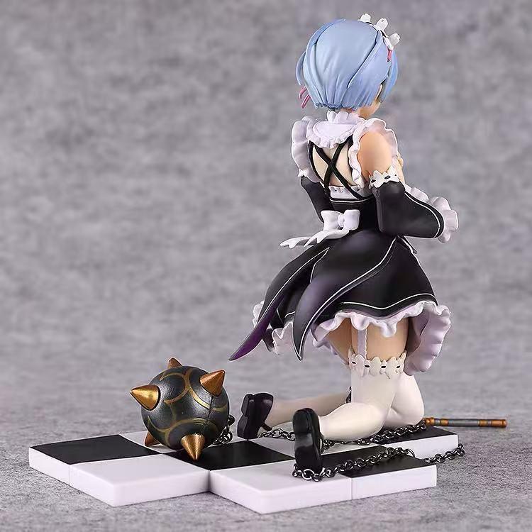 [USED] Re:Zero Rem Kneeling Figure 1/9 Scale Overseas Figure