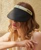 Bajal Organic Band Paper Sun Cap White/Black