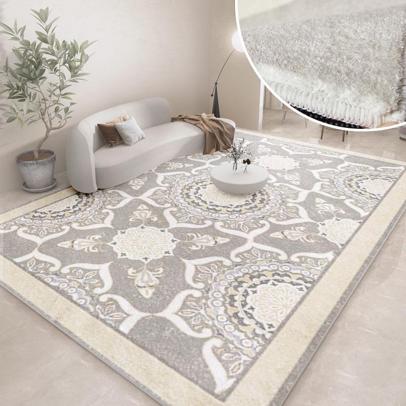Modern Carpets for Living Room Abstract Large Area Plush Rugs Bedroom Decor Bedside Carpet Grey Thickened Floor Mat Lounge Rug