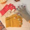 Funny big mouth weird gloves cute wool knitted thickened warm gloves female