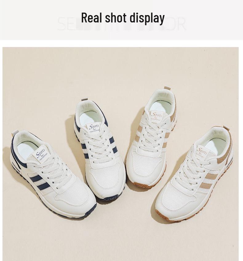 Women's Trendy Mesh Breathable Sneakers - Lightweight, Comfortable, Soft Sole Casual Shoes