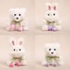 Plush Bear Keychain With Pp Cotton Filling For Kids And Adults Collectible Gift
