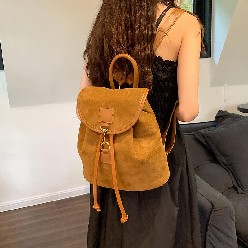 Tasche mit großer Kapazität Damentasche neuer Sommerrucksack Damenreise Textur kleiner Rucksack