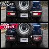 Jimny Nomad Dedicated Light Guard Tail Light Custom Easy JIMNY NOMADE S YOURS [3-Piece Set Guard] Cover, Parts, Protector, Dress-Up, Installation,
