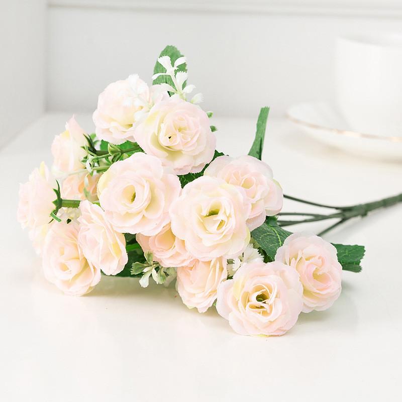 Rose Flower Simulation Wedding Supplies Home Flower Arrangement Decorations