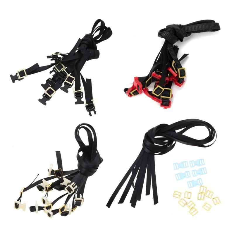 5PCS R/C Crawler Luggage Rope Roofrack Ropes Upgrade Accessories Remote Control Vehicle Part for 1/10 Crawler Car SCX10