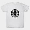 Herren Schwarzes T-Shirt mit Aufdruck Intrmln No-Cut Transferpapier Aufdruck Baumwoll-T-Shirt
