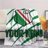 1 Adet Özel İsimli Legia Warszawa Desenli Flanel Battaniye Her Mevsime Uygun Ev Dekorasyonu İçin Sıcaklık ve Konfor Hediyeler Tatil Hediyesi