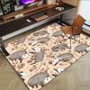 1PC Possums Flowers Non-Slip Floor carpet, Office, family, bedroom, Studio - Large Area Rug,Decorative Mat, Longlasting Material-C0467