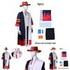 Costum Cosplay Portgas·d· Ace Pentru Adulți Uniformă Personaj One Piece Foarte Restaurată