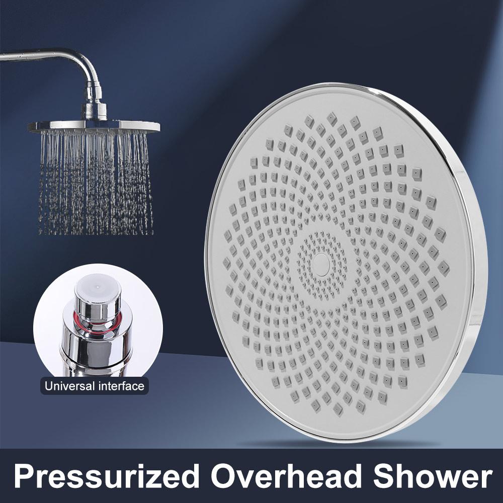 360° Swivel Rain Shower Head 9-inch Large Adjustable Shower Head  Wall Mount