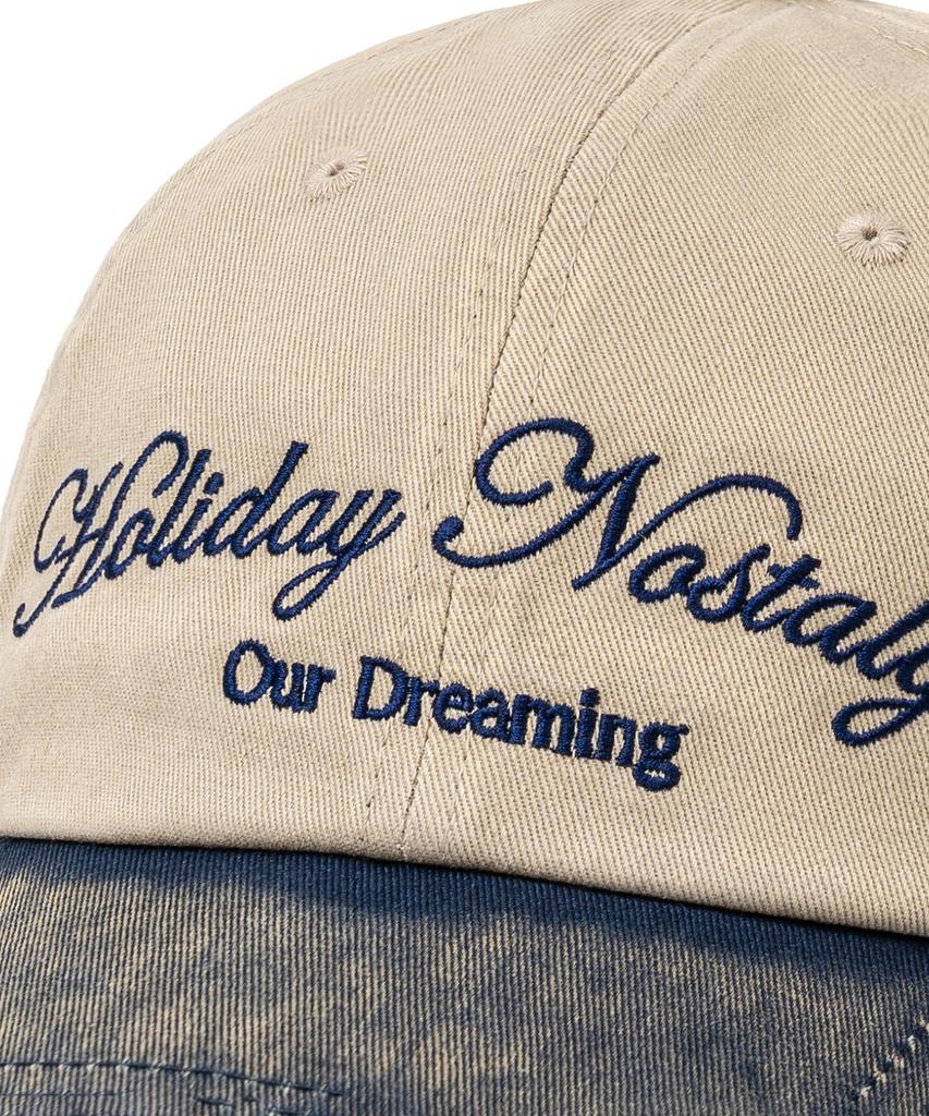 EXPRESSHOLIDAY Our Dreaming Washed Ball Cap_Beige