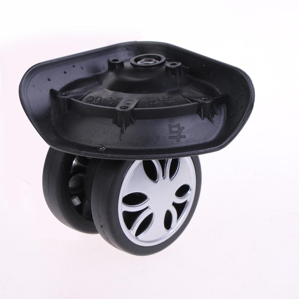 Replacement Luggage Wheels Portable A68 Suitcase Wheels Luggage Swivel Trolley Case Luggage Wheel for Repair Replacement
