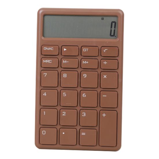 Elektronischer Taschenrechner LCD-Bildschirm Stumme Bedienung 12 Ziffern Solarbatterie Grundlegendes Büro