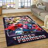 Cartoon T-Transformers Autobots 3D Rug Carpet for Living Room Bedroom Home Decor,Floor Mat Non-slip for Sofa Doormat Gift Kids