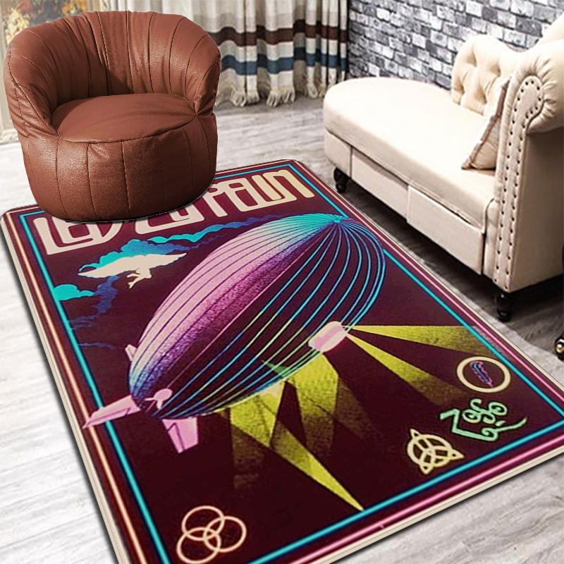 Vintage Zeppelin Rug Floor Mat for Living Room or Bedroom Soft and Comfortable Carpet a Gift for Birthday and Holiday.MFF0918219