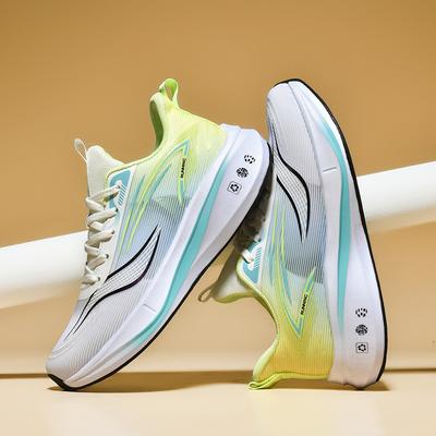 Sneakers Carbonplatte Leicht atmungsaktiv Oberstufen-Aufnahmeprüfung Rennlaufschuhe Große Größe Stoßdämpfend Weichsohle Mesh