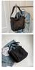[Uroi] Women's Large Capacity Lightweight Quilted Tote Bag, Shoulder Bag, Crossbody Bag, Handbag, Bag, Korean Fashion, Stylish, Cute