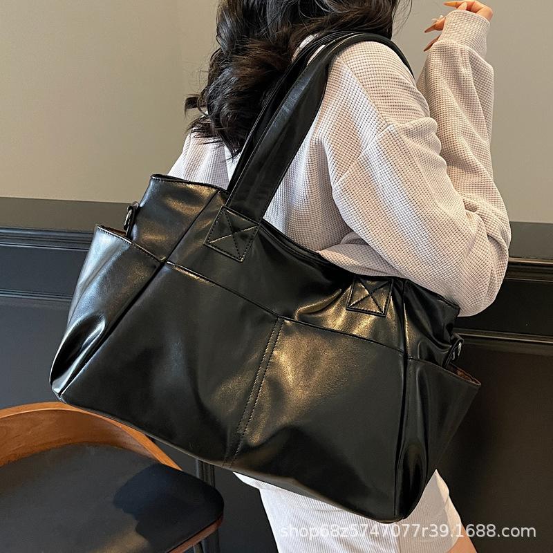 Handbag Bag Women's 2025 New Large-capacity Retro Shoulder Bag Versatile Trend Crossbody Commuter Bag