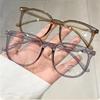 New Anti-blue Light Glasses Men Women Fashion Transparent Computer Glasses Frame Retro Myopia Glasses Square Eyeglasses