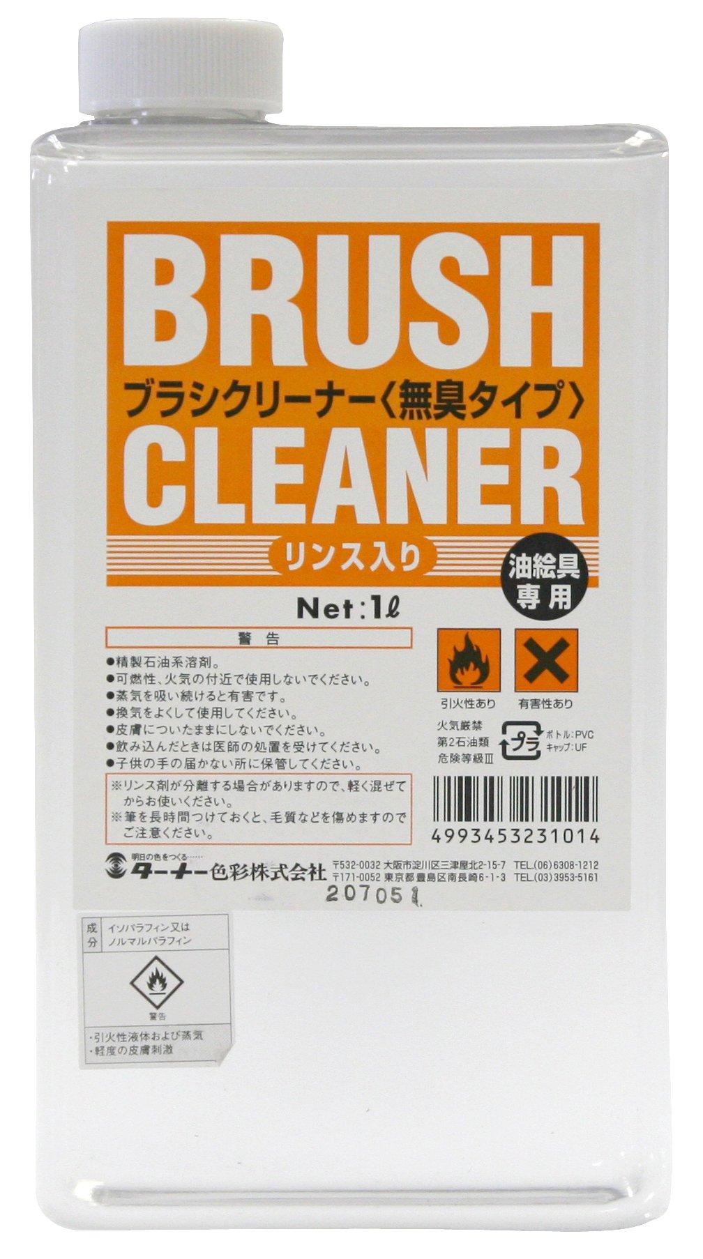 

Turner Color Painting Brush Cleaner, Odorless Type [HTRC3] OC001941, 1.0L, Clear
