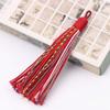 Beautiful Colorful Tassels 12cm Handmade Thick Cord Multi-purpose Tassels Handicrafts Keychain Ornament