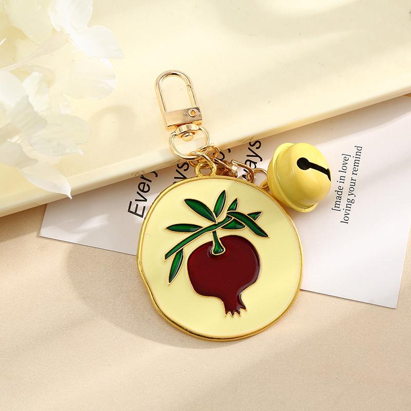 Frutas de Verano Colgante de Granada Llavero Llavero de Coche Accesorios para Llaveros Accesorios para Bolsos Regalo
