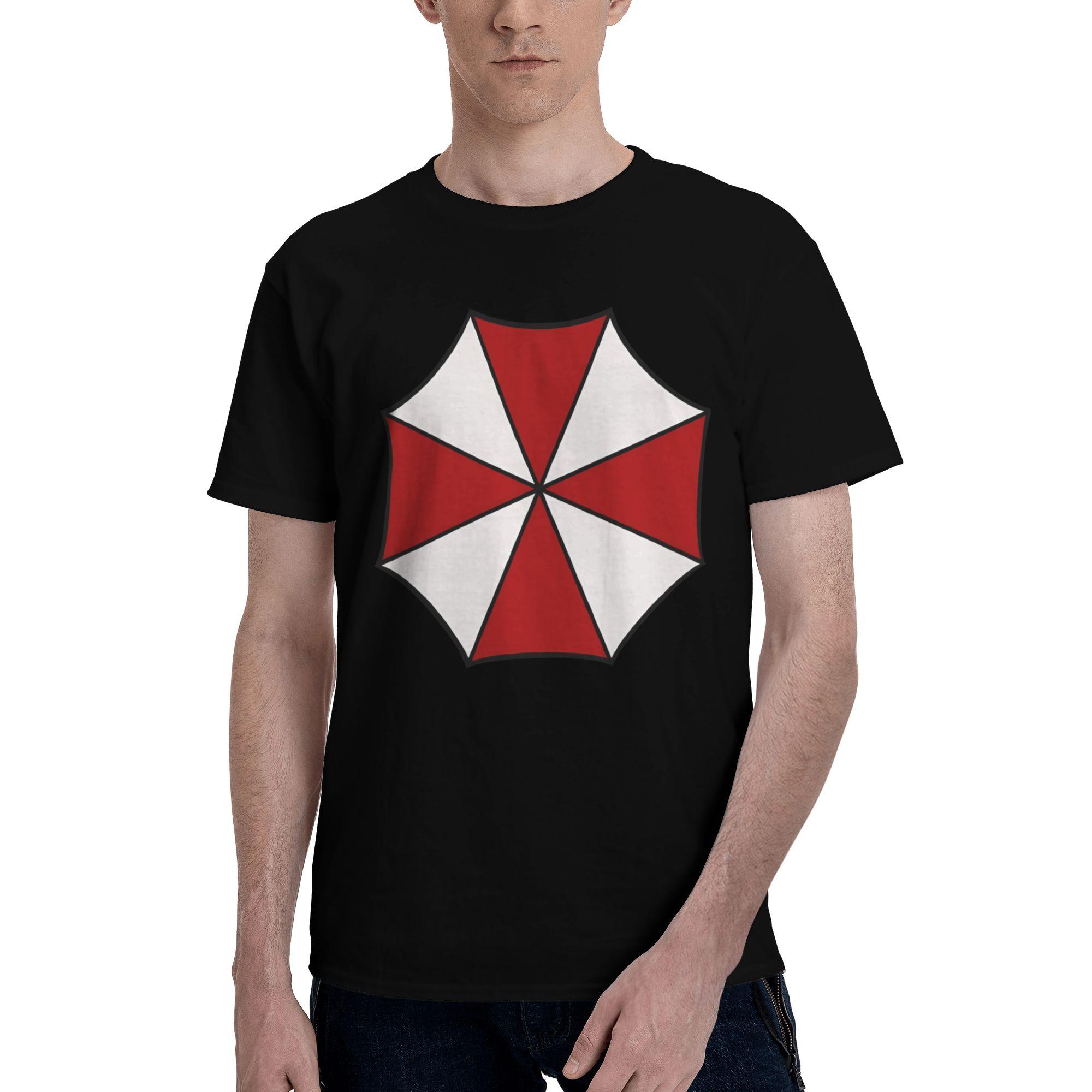 Mens Printed TShirt 100 Cotton Printed Simple Loose Comfortable Versatile HipHop TShirt S