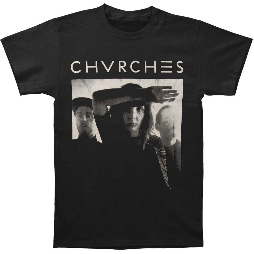 Chvrches band Poster T-shirt Black Unisex All Sizes 1F1177 Unisex T-Shirt XXXXL