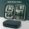 8-23pcs/set Nail Cutter Set High-quality Stainless Steel Nail Clipper with Folding Bag Nail Supplies for Professionals