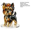 Modern Retro Interior Styling Geometric Faux Crystal Animal Sculpture, Sparkling Acrylic Cat/Owl/Eagle/Dog Statue, Exquisite Sculpture Gifts