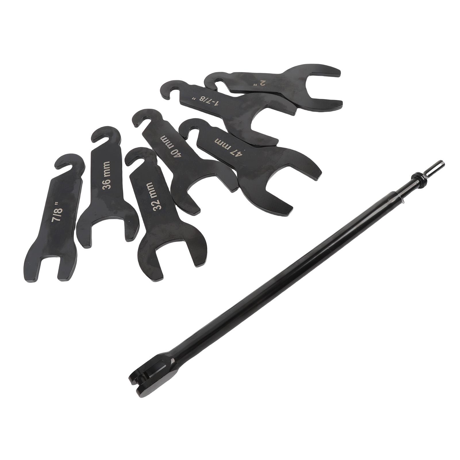 

8 шт. Пневматический ключ для муфты вентилятора Стальной ключ для муфты вентилятора Инструмент для снятия и установки Комплект с выдувом