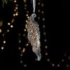 Cross-border Christmas Decorations Sequins Acrylic Pendant Transparent Snow Pendant Christmas Tree Scene Layout Props