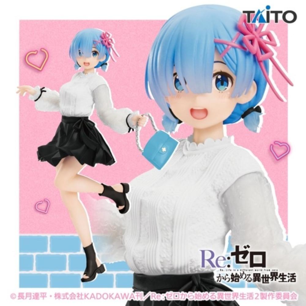 

Taito в запасе Taito re Zero. Начало жизни в другом мире. Драгоценная фигурка Рем. Обновление координации координирования прогулок. Версия для внутреннего использования в Японии.