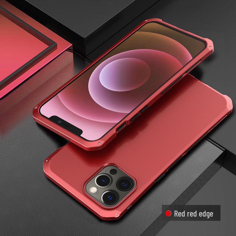Apple iPhone 13/12 Pro/Max TPU & Metal Frame Protective Case by Three ELEMENT
