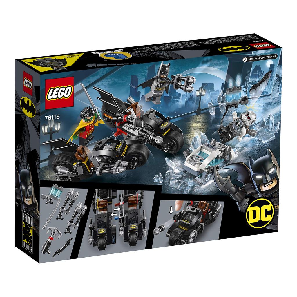 LEGO Super Heroes Freeze und Batcycle Battle 76118 Block Toy Boys Mr. (TM)