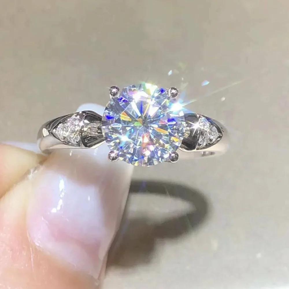 Fashion Versatile Cubic Zirconia Ring For Women Simple Stylish Wedding Bride Accessory Party Jewelry Drop Shipping