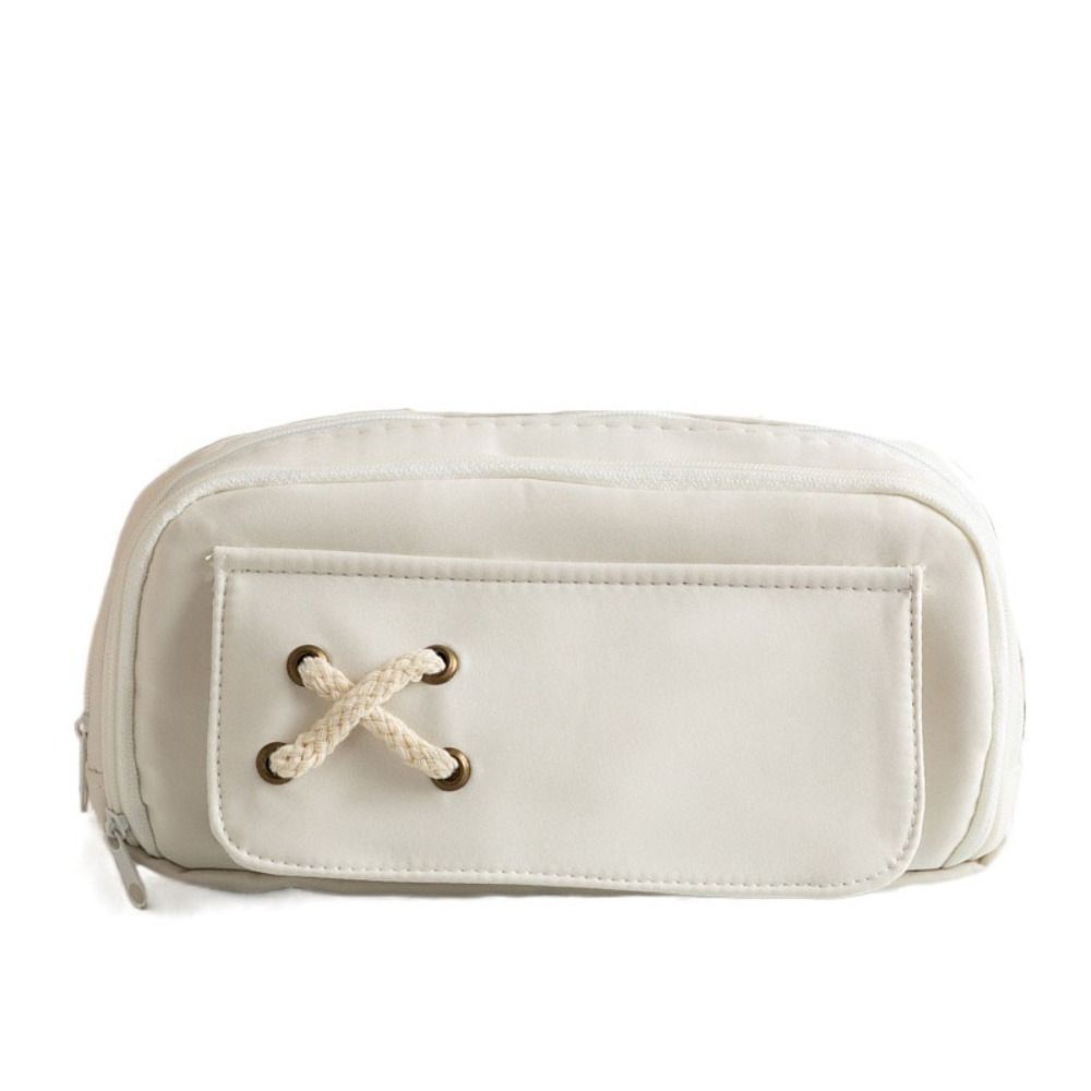Stationery Box Pencil Bag Oxford Fabric Pencil Pouch Simple Stationery Bag  Makeup Storage