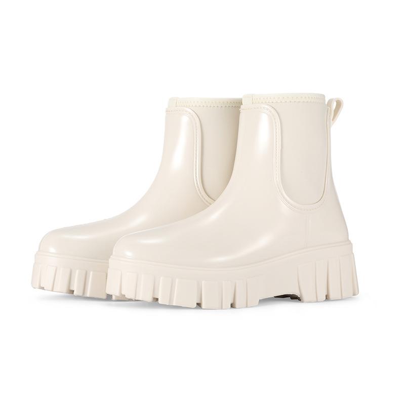 

Water shoes low tube rain shoes women s heightening waterproof and non-slip low tube rain boots rain low tube waterproof boots 36