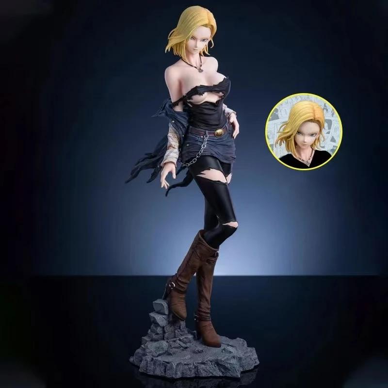 30cm Dragon Ball Anime Figure Sexy Android 18 Pvc Action Figurine Model Statue Toys Statue Doll Collection Decoration Toys Gift
