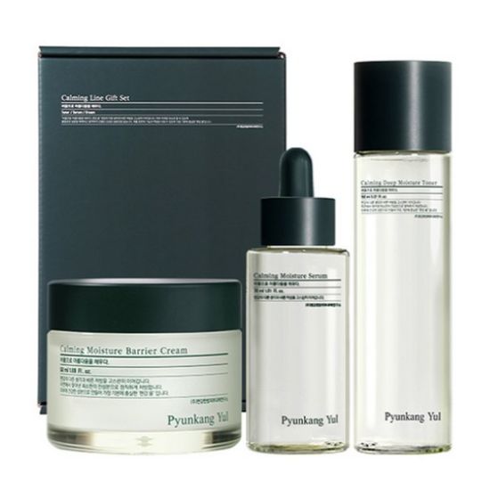 Pyunkang Yul Calming Line Basic Skincare Gift Set (Toner 150ml + Serum 50ml + Cream 30ml)