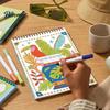 Illustrated Coloring Scenes for Artists Trace-By-Groove Guided Book, Clear Artistic Printing with 20 Decorative Relaxing Art Projects Home And